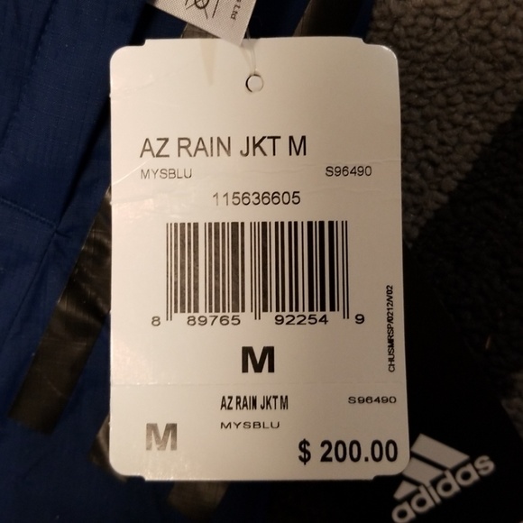 adidas az rain jacket